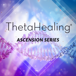 ThetaHealing®️ Ascension series banner with energetic pattern